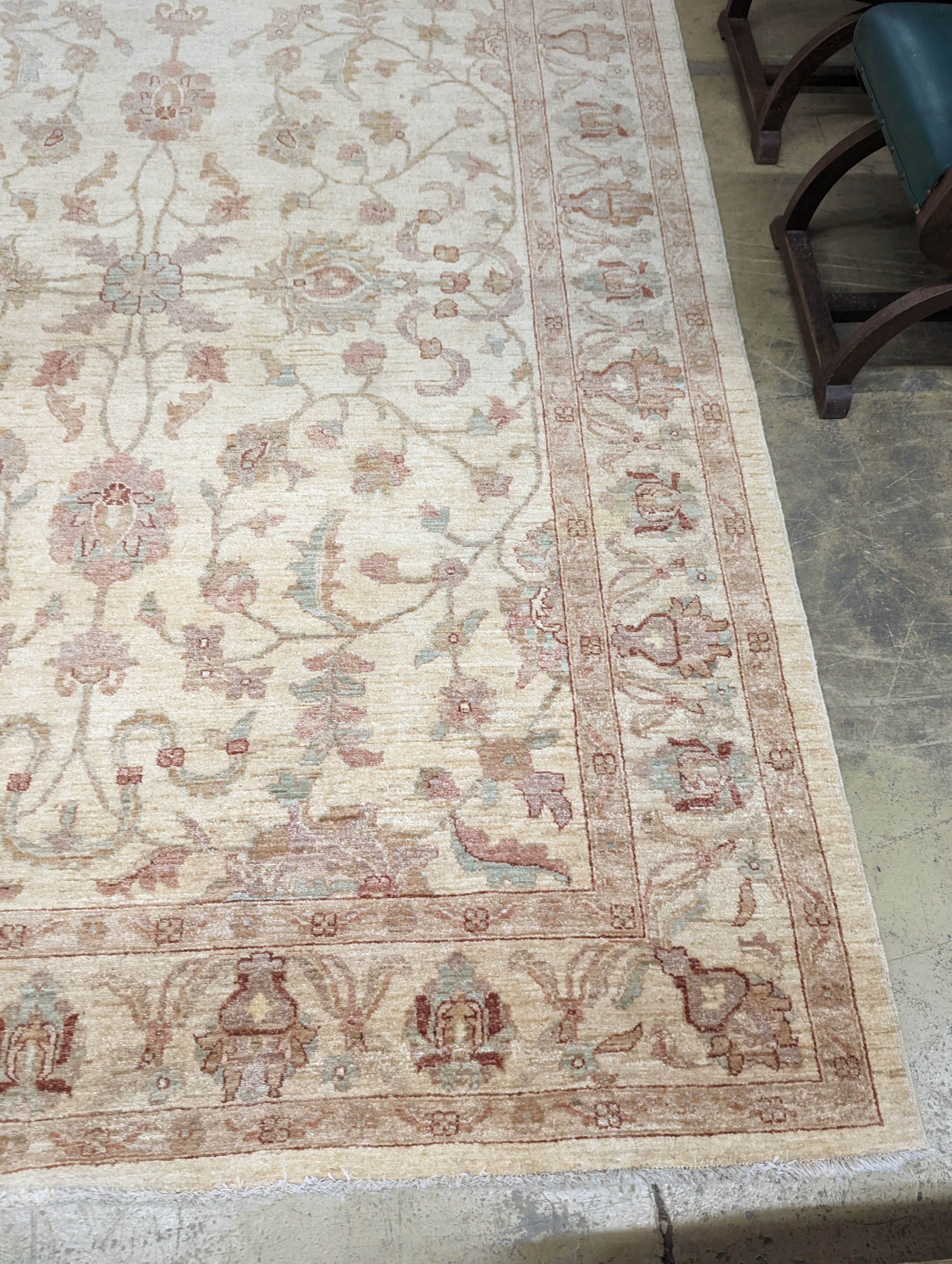 An Afghan Zeigler carpet, 300 x 212cm